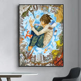 Hot Anime Death Note Canvas Prints Poster Figure Ryuk Yagami Raito L Misa Amane Wall Art Home Decoration Art Poster Fans Gifts