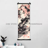 Naruto Home Decoration Scrolls Picture Hyuga Hinata Anime Canvas Wall Art Interior Hanging Painting Uchiha Itachi Figures Poster