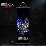 Attack on Titan Scroll Canvas Wall Hanging Painting Home Decor Anime Poster Wall Art Room Decoration Gift