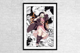 Japan Anime Figure Demon Slayer Picture Art Home Decor Canvas Painting Poster For Living Kids Room Sofa Wall Decoration Posters