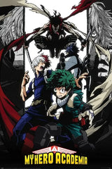 Japanese Anime My-Hero-Academia Poster Cartoon Manga Canvas Painting Wall Art Pictures Home Kids Room Decor Gift