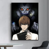 Hot Anime Death Note Canvas Prints Poster Figure Ryuk Yagami Raito L Misa Amane Wall Art Home Decoration Art Poster Fans Gifts