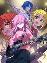 Mnaga Bocchi The Rock Poster  Aesthetic Music TV Anime Figure Canvas Print for Wall Art Kawaii Room Decor Home Decoration Perfec