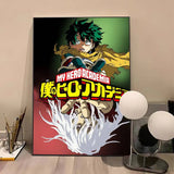 Anime M-My Hero AcademiaS High Quality Print Poster Waterproof Wall Art Movie Posters For Living Bedroom Retro Room Decor Gift