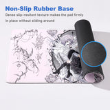 New DEATH NOTE Misa Amane Mousepad Black Pretty Anime Girl Mouse Pad Non-slip Gamer Keyboard Notebook Desk Mat PC Computer Table