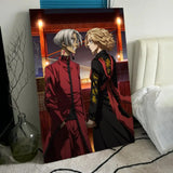 T-Tokyo Revengers Anime Poster HD PVC Wall Art - Waterproof Self Adhesive Mildew Resistant For Home Office Bar