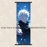 Hot Blooded Anime Jujutsu Kaisen Print Canvas Poster Satoru Gojo Home Decoration Mural Wall Art Scrolls Picture Hanging Painting