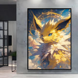 Classic Anime Pokemon Umbreon Flareon Canvas Painting Anime Wall Art Prints HD Poster Picture Print Home Living Room Decor