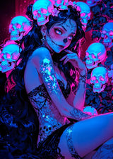Anime Girls Canvas Painting, Hot Girl Poster Canvas Prints, Coquette Room Decor, Girly Wall Art For Home Decoration Unframed