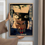 Japanese Anime J-Jujutsu K-Kaisen Poster Sticky Wall Art Printing Waterproof Home Living Bed Room Bar Aesthetic Decor