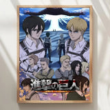 A-Attack On Anime T-Titan Poster High Quality Print Waterproof Wall Art Sticker For Bar Living Room Decor Gift