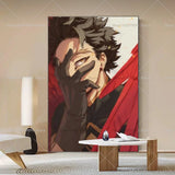 Anime My Hero Academia Hawks Classic Anime Poster Self-adhesive Art Waterproof Paper Sticker Coffee House Bar Room Wall Decor