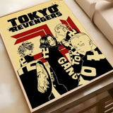 Anime Tokyo Revenger-R Cartoon Cool Poster Art painting poster with prints Home bedroom living room decoration gift