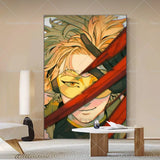 Anime My Hero Academia Hawks Classic Anime Poster Self-adhesive Art Waterproof Paper Sticker Coffee House Bar Room Wall Decor