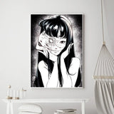 Hot Japan Anime Junji Ito Canvas Prints Poster Horror Thriller Dark Aesthetics Wall Art Home Decoration Art Poster Fans Gifts