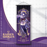 Genshin Impact Scroll Canvas Painting Columbina Sandrone Flins Home Decor Wall Hanging Anime Poster Wall Art Room Decoration