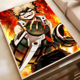 M-My Hero AcademiaS Anime Poster HD Waterproof PVC Wall Art - Aesthetic Removable For Office Home Bedroom