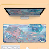 HD New Kawaii Girl Frieren At The Funeral Mouse Pad XXL 800x400mm Mausepad Large Laptop Gaming PC MousePad Rubber Anime Desk Mat