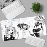 New DEATH NOTE Misa Amane Mousepad Black Pretty Anime Girl Mouse Pad Non-slip Gamer Keyboard Notebook Desk Mat PC Computer Table