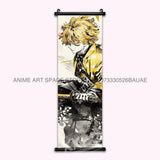 Demon Slayer Hanging Painting Anime Home Decoration Rengoku Kyoujurou Canvas Scrolls Pictures Himejima Gyoumei Poster Wall Art