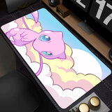 Kawaii Japan Anime Mouse Pad PC Colorful Gamer Cabinet Mousepad XXL P-pokemon Keyboard Rug Laptop Gaming Rubber Desk Mat