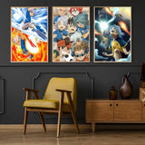 I-Inazuma E-Eleven Anime Poster Paper Print Home Living Room Bedroom Entrance Bar Restaurant Cafe Art canvas Painting Decoration