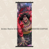 Japanese Hot Classic Anime One Piece Luffy Hanging Scrolls Painting Interior Home Decor Wall Art Poster Canvas Print HD Picture