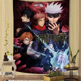 Jujutsu Kaisen Anime Hippie Wall Hanging Tapestries for Living Room Home Dorm Decor Art Home Decor