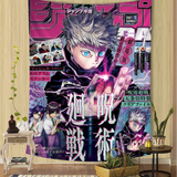 Jujutsu Kaisen Anime Hippie Wall Hanging Tapestries for Living Room Home Dorm Decor Art Home Decor