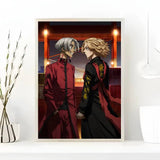 Anime T-Tokyo Revengers Poster Art Painting Poster With Prints Home bedroom living room decoration gift