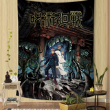 Jujutsu Kaisen Anime Hippie Wall Hanging Tapestries for Living Room Home Dorm Decor Art Home Decor
