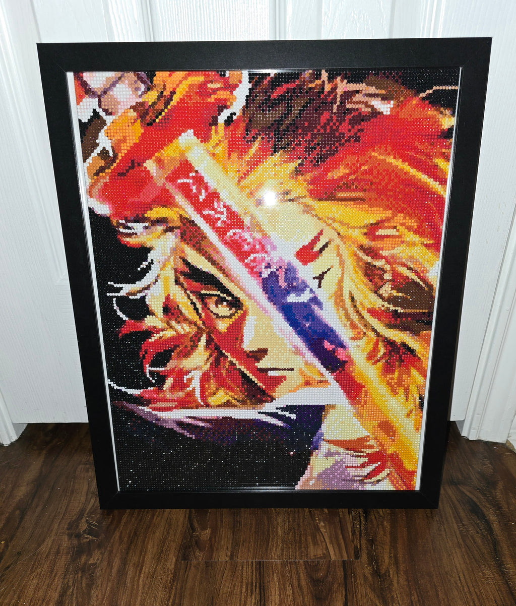 Demon Slayers Kyojuro Rengoku 5D Wall Art