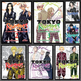 cool anime t-Tokyo Revengers Poster Versatile HD Waterproof Wall Art Self-Adhesive Decor for Any Space Ideal Gift
