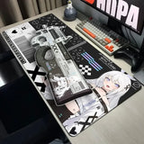 CSGO Anime Mouse Pads PrintStream Game player Mousepads 400x900 Large Mousepad Gamer anti-slip Rubber  Company Desk mat Design