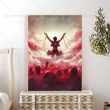 1PC Anime Attack On Titan The Fina Poster Self-adhesive Art Waterproof Paper Sticker Coffee House Bar Room Wall Decor