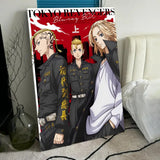 T-Tokyo Revengers Anime Poster HD PVC Wall Art - Waterproof Self Adhesive Mildew Resistant For Home Office Bar