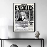 Japanese Cartoon Anime Vinland Saga Poster Wall Art Prints Canvas Painting Bedroom Living Room Home Decor