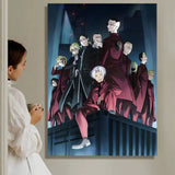 Anime T-Tokyo Revengers Painting Calligraphy HD Waterproof Canvas Art: Aesthetic Wall Decor Home,Bar & More
