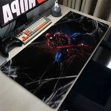 Mouse Pad Laptop Gaming Accessories HD Mousepad Black and White S-spider Man Keyboard Pad PC Anime M-marvel Cool Desk Mouse Mat