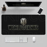 HD World of Tanks Mouse Pad Anime Mousepad Playmat Desk Mats Rubber Non-slip XXL Laptop Keyboard Mouse Mat PC Gaming Accessories
