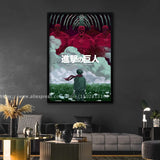 Attack on Titan Manga Poster  Decorative Canvas Wall Art x for Living Room  Bedroom  Anime Wall Decor Print