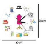 Simple Art Deco Wall Clock