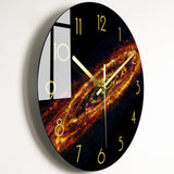 Luxury Silent Wall Clock Living Room Glass Clocks Wall