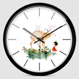 Art Living Room Bedroom Wall Clock Children Room Cartoon Cute