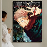 Dark Fantasy Anime J-Jujutsu K-Kaisen Painting Calligraphy HD Waterproof Canvas Art: Aesthetic Wall Decor Home,Bar & More