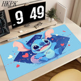 Kawaii Stitch Anime Mouse Pad Large PC Cartoon Gaming Accessories Protector Office Laptop Non Slip Gamer Cabinet Desk Mat Carpet
