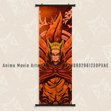 Naruto Home Decoration Canvas Hanging Painting Uchiha Madara Wall Art Prints Scrolls Pictures Hot Blooded Japanese Anime Poster
