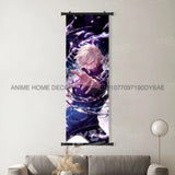 Jujutsu Kaisen Anime Poster Room Canvas Print Hanging Painting Wall Art Megumi Fushiguro Scrolls Picture Home Decoration Mural