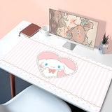Kawaii Mouse Pad Laptop Anime Gamer Cabinet Keyboard Rug Cute Cartoon C-cinnamoroll Desk Mat PC Gaming Mousepad For Girl Gifts