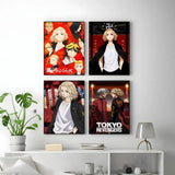 popular anime Tokyo Revengers Poster HD Waterproof Self-Adhesive Wall Art – Multi-Scene Use, Top Gift Pick